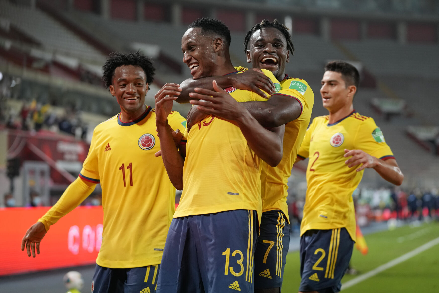 APTOPIX Peru Colombia Wcup Soccer
